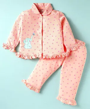 Yellow Cotton Shorts